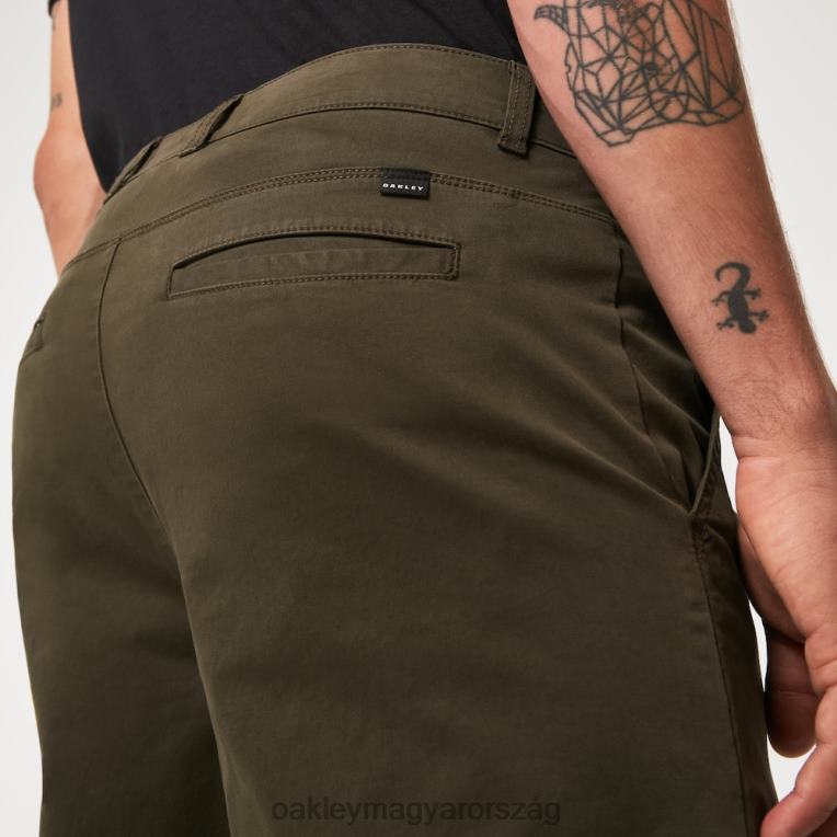 Oakley egész napos chino nadrág 6PVBJ2684 ruhák új sötét ecset
