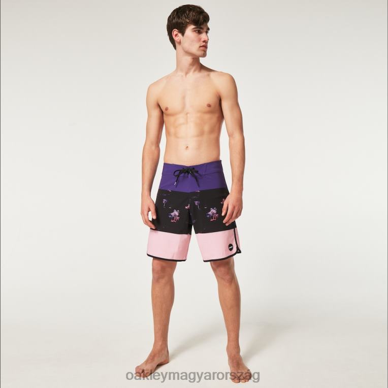 Oakley tropics st 19" rc boardshort 6PVBJ2766 ruhák tenyér csíkos fekete