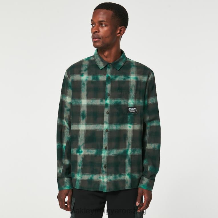 Oakley kabin kockás flanel 6PVBJ2296 ruhák zöld csekket