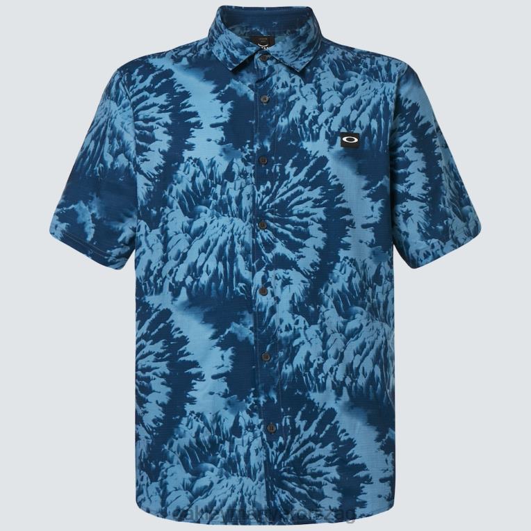 Oakley mtn festék szőtt 6PVBJ2359 ruhák kék hegyi nyakkendőfesték