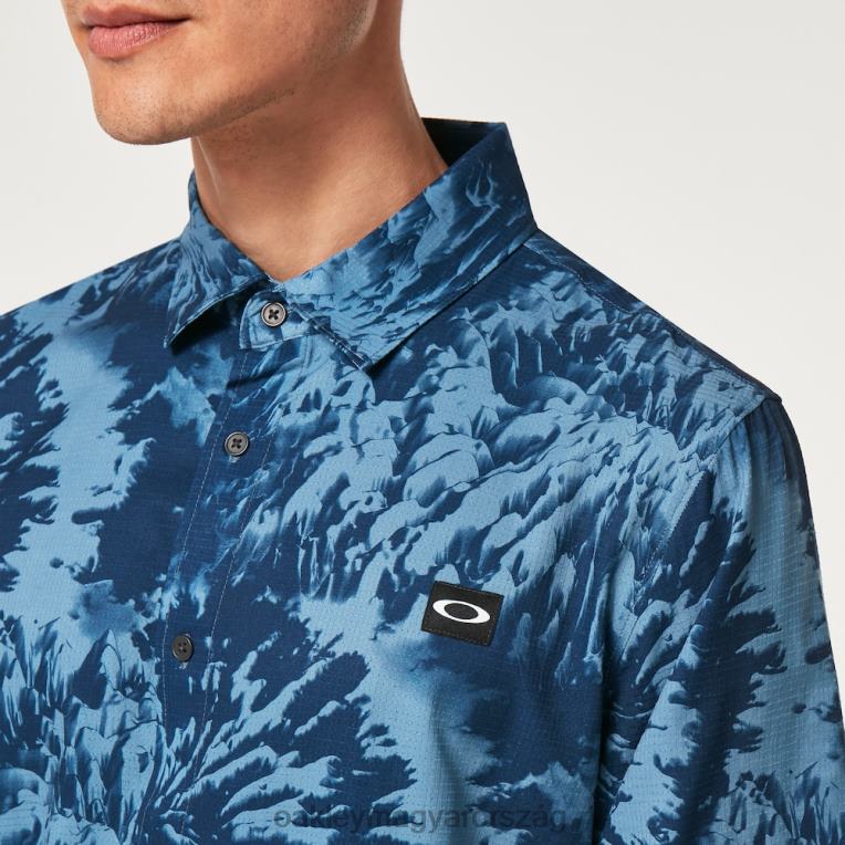 Oakley mtn festék szőtt 6PVBJ2359 ruhák kék hegyi nyakkendőfesték