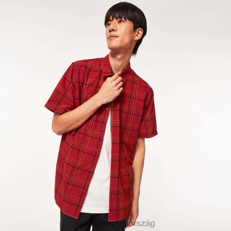 Oakley pacific gomb le ss 6PVBJ2536 ruhák vas vörös csekk