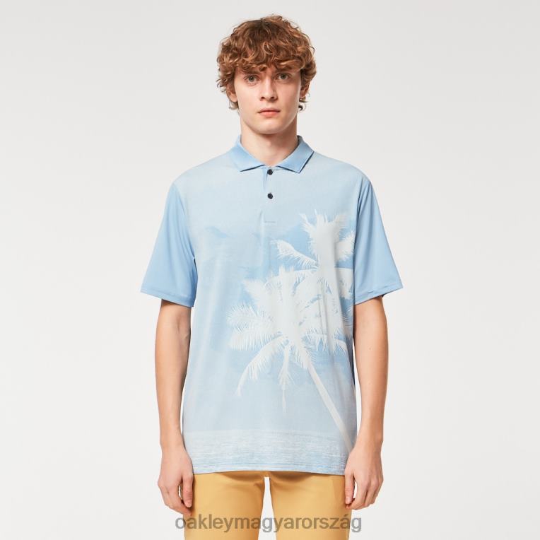 Oakley csökkenti a pólót 6PVBJ2180 ruhák kőmosó kék