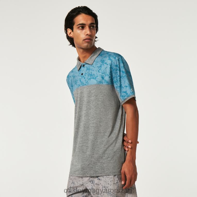 Oakley homoktömb póló 6PVBJ2185 ruhák aurora kék