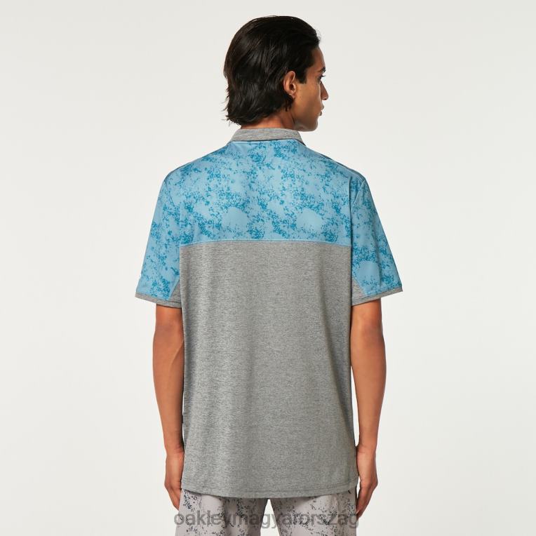 Oakley homoktömb póló 6PVBJ2185 ruhák aurora kék