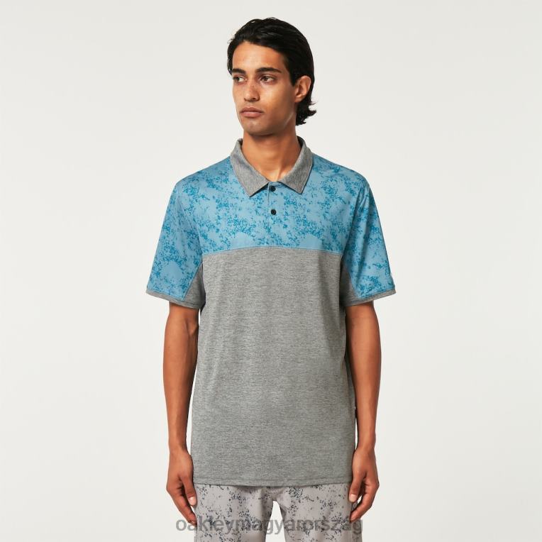 Oakley homoktömb póló 6PVBJ2185 ruhák aurora kék