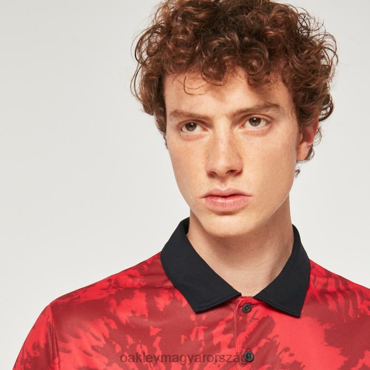 Oakley mtndye clrblk polo 6PVBJ2358 ruhák vas vörös