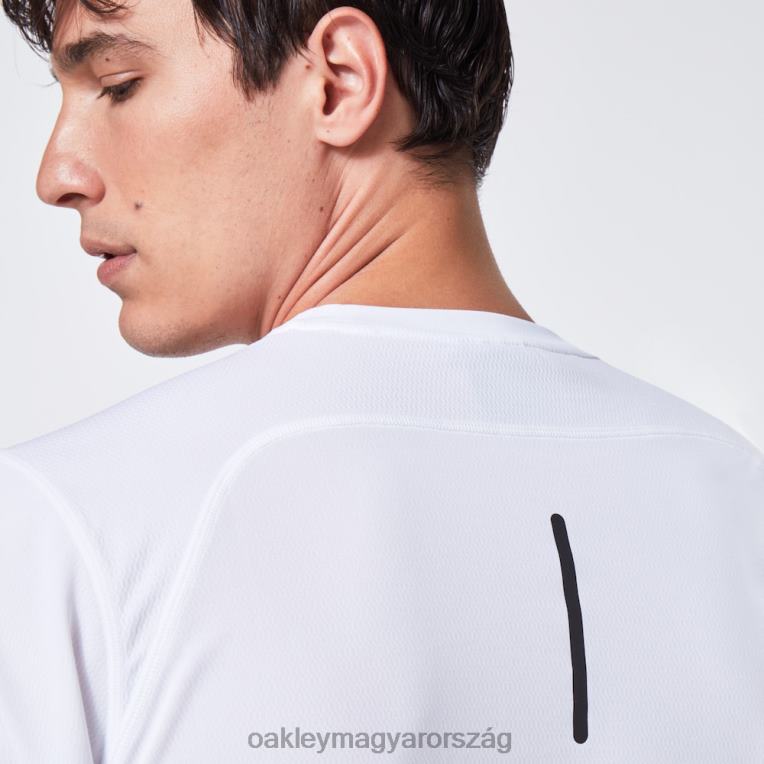 Oakley alapozó edzés rövid ujjú póló 6PVBJ2407 ruhák fehér