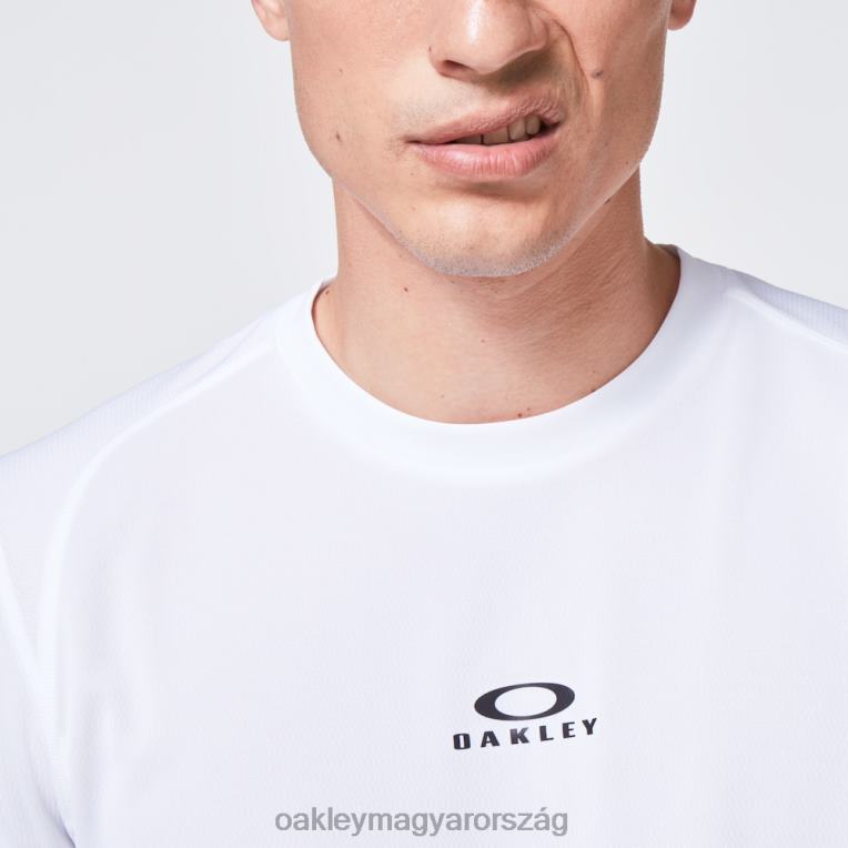 Oakley alapozó edzés rövid ujjú póló 6PVBJ2407 ruhák fehér