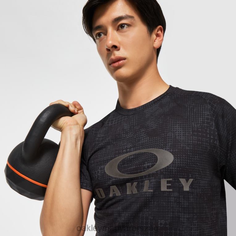 Oakley bark all-over sci-fi póló 6PVBJ2467 ruhák fekete űrkamó