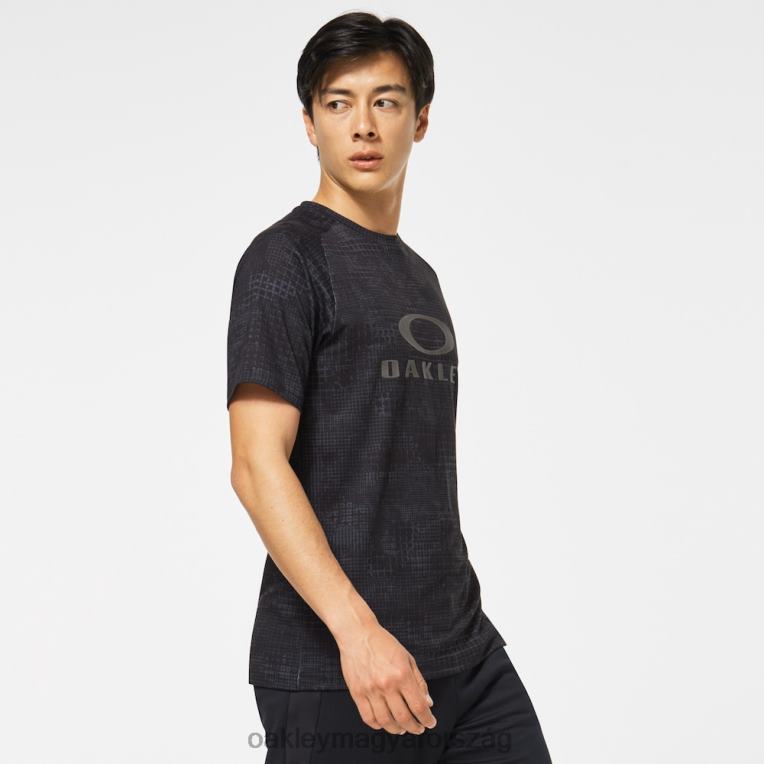 Oakley bark all-over sci-fi póló 6PVBJ2467 ruhák fekete űrkamó