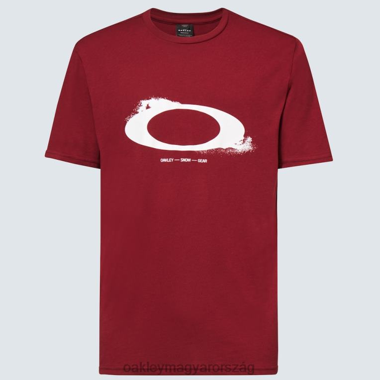 Oakley ellipszis köd póló 6PVBJ2352 ruhák vas vörös