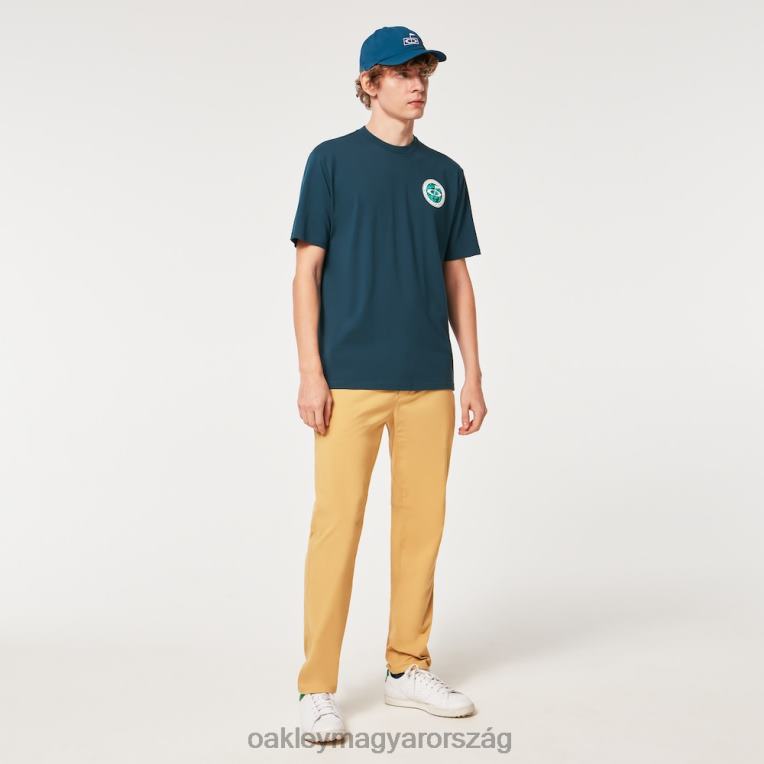 Oakley golf elme póló 6PVBJ2211 ruhák olajkék