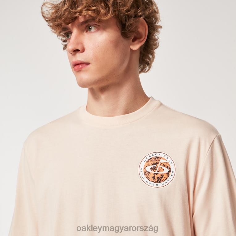 Oakley golf elme póló 6PVBJ2212 ruhák pasztell narancs