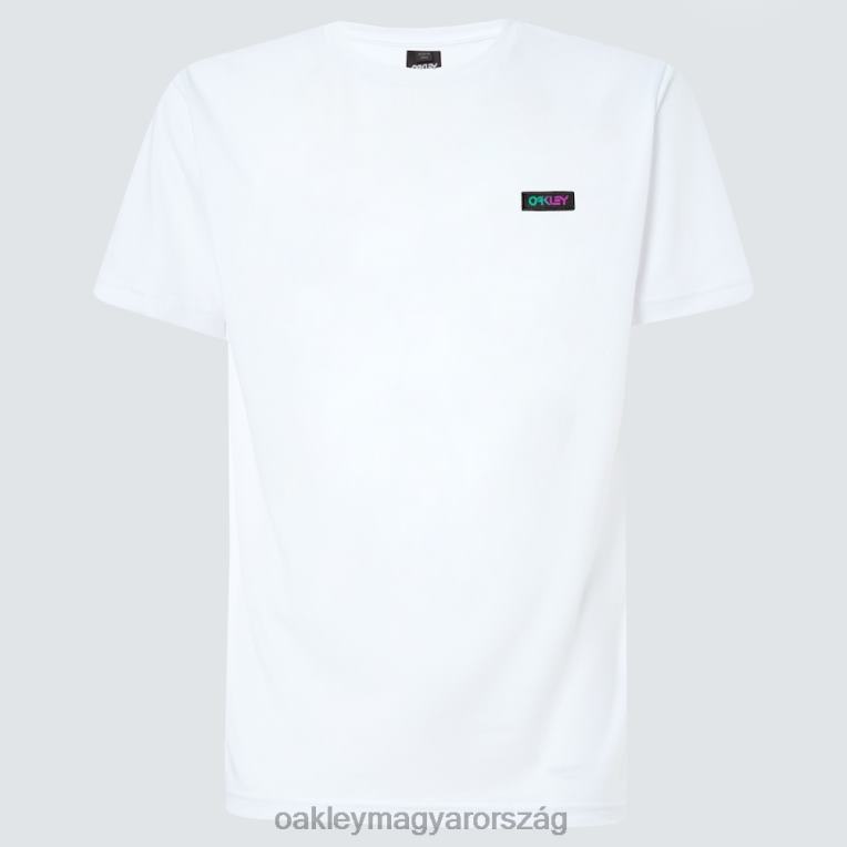 Oakley gradiens b1b patch póló 6PVBJ2456 ruhák fehér