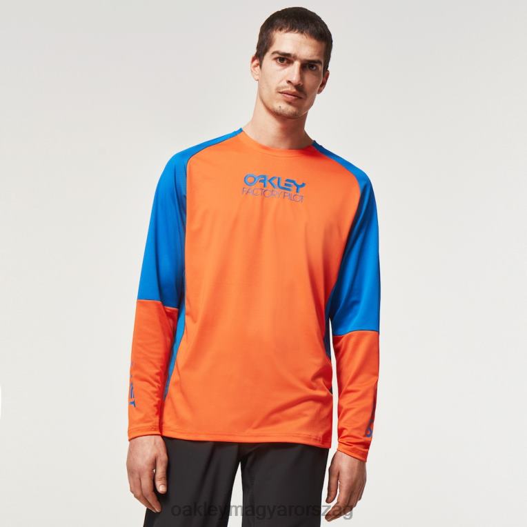 Oakley gyári pilóta mtb ls mez 6PVBJ2531 ruhák skarlát íbisz