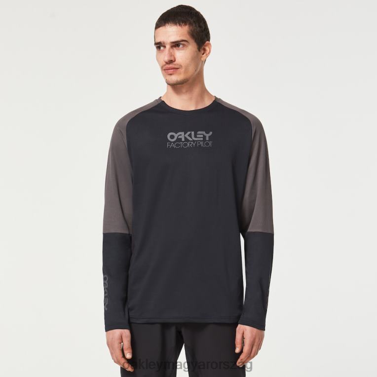 Oakley gyári pilóta mtb ls mez ii 6PVBJ2620 ruhák fekete/kovácsolt vas
