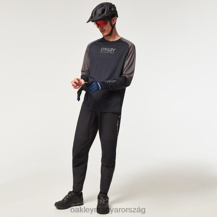 Oakley gyári pilóta mtb ls mez ii 6PVBJ2620 ruhák fekete/kovácsolt vas