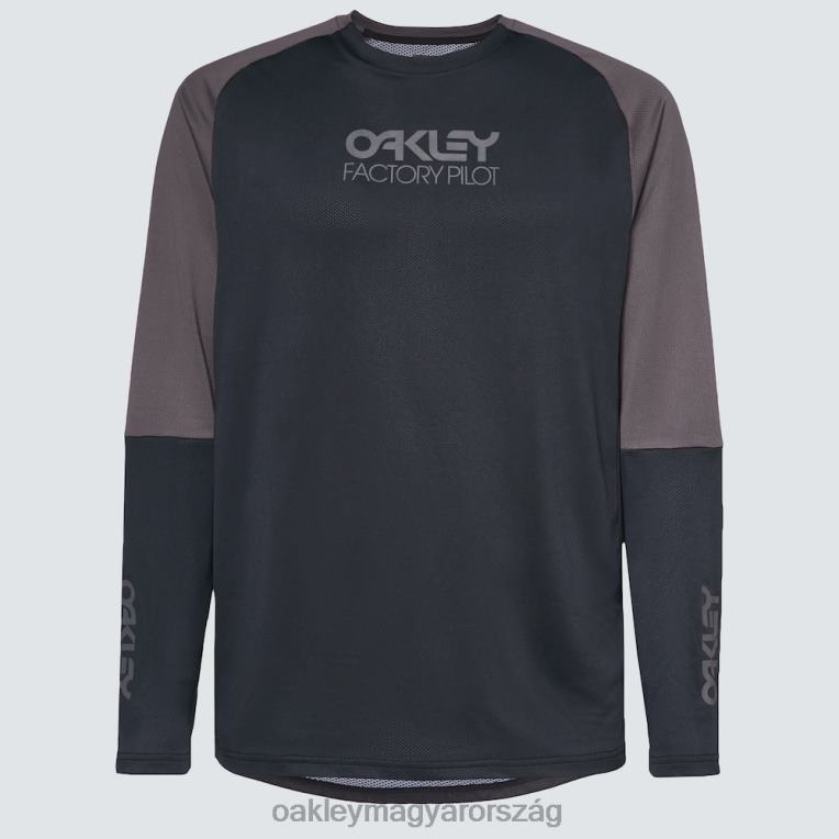 Oakley gyári pilóta mtb ls mez ii 6PVBJ2620 ruhák fekete/kovácsolt vas