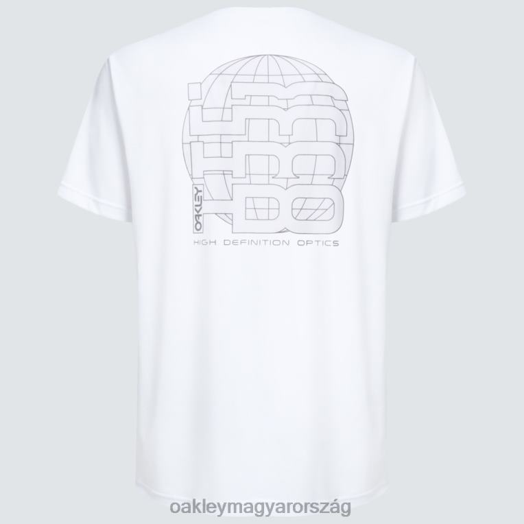 Oakley hdo ismétlés póló 6PVBJ2458 ruhák fehér
