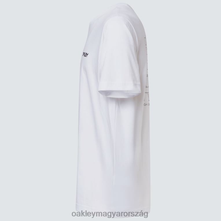 Oakley hdo ismétlés póló 6PVBJ2458 ruhák fehér