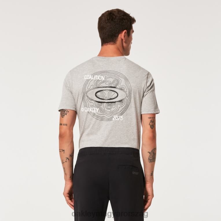 Oakley jövőbeli koalíciós póló 6PVBJ2288 ruhák új gránit hthr