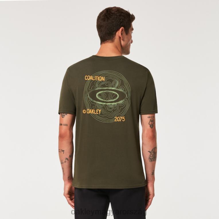Oakley jövőbeli koalíciós póló 6PVBJ2291 ruhák új sötét ecset