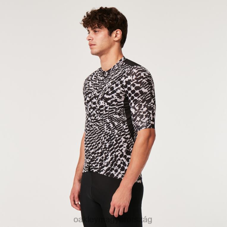 Oakley állóképesség dazzle terepszínű mez 6PVBJ2261 ruhák absztrakt fekete/fehér