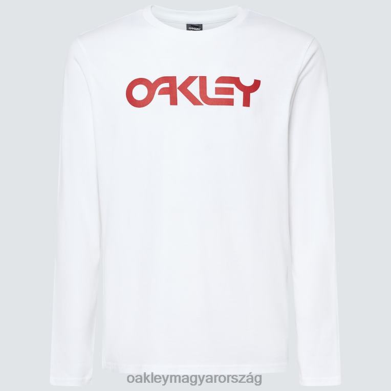 Oakley mark ii l/s tee 2.0 6PVBJ2585 ruhák fehér