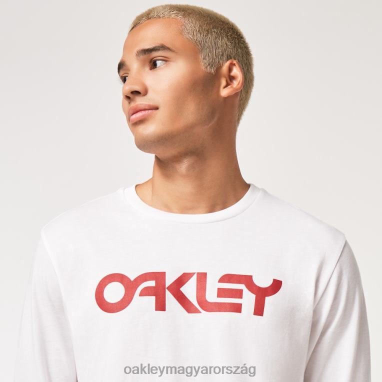 Oakley mark ii l/s tee 2.0 6PVBJ2585 ruhák fehér