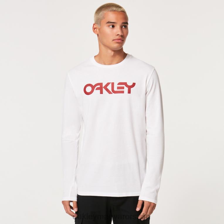 Oakley mark ii l/s tee 2.0 6PVBJ2585 ruhák fehér