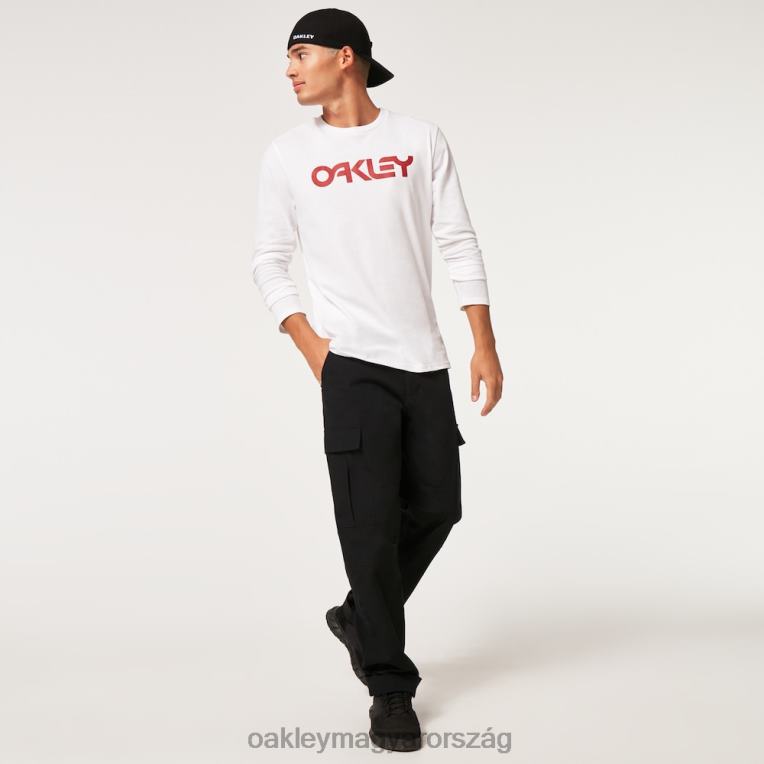Oakley mark ii l/s tee 2.0 6PVBJ2585 ruhák fehér
