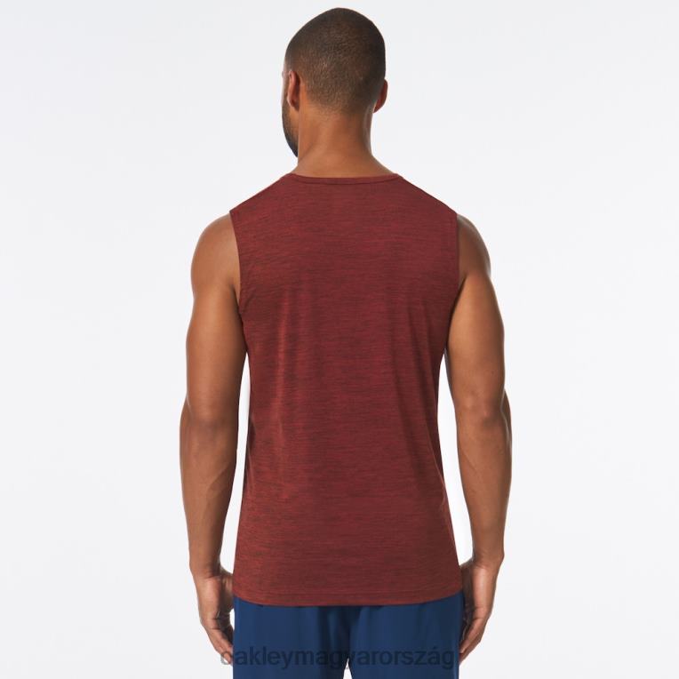 Oakley o fitt rc ujjatlan póló 6PVBJ2127 ruhák vasvörös hanga