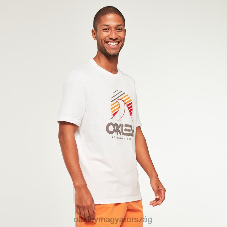 Oakley one wave b1b póló 6PVBJ2140 ruhák fehér