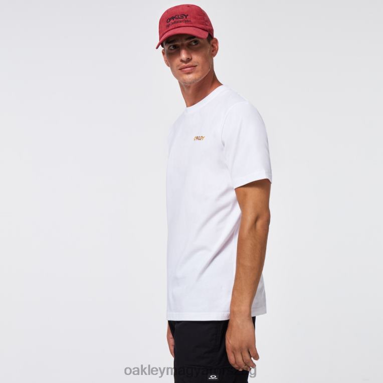 Oakley örökség vagy keret póló 6PVBJ2418 ruhák fehér