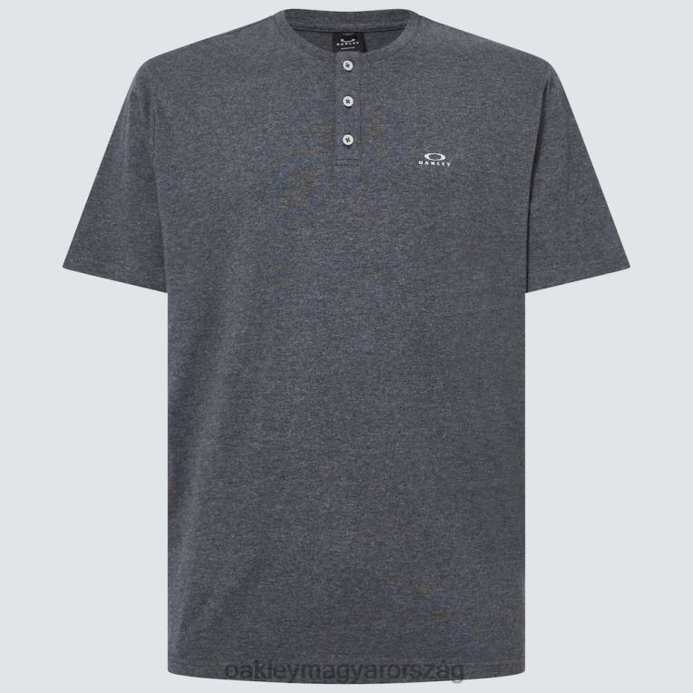 Oakley relax Henley póló 6PVBJ2203 ruhák új sportos szürke