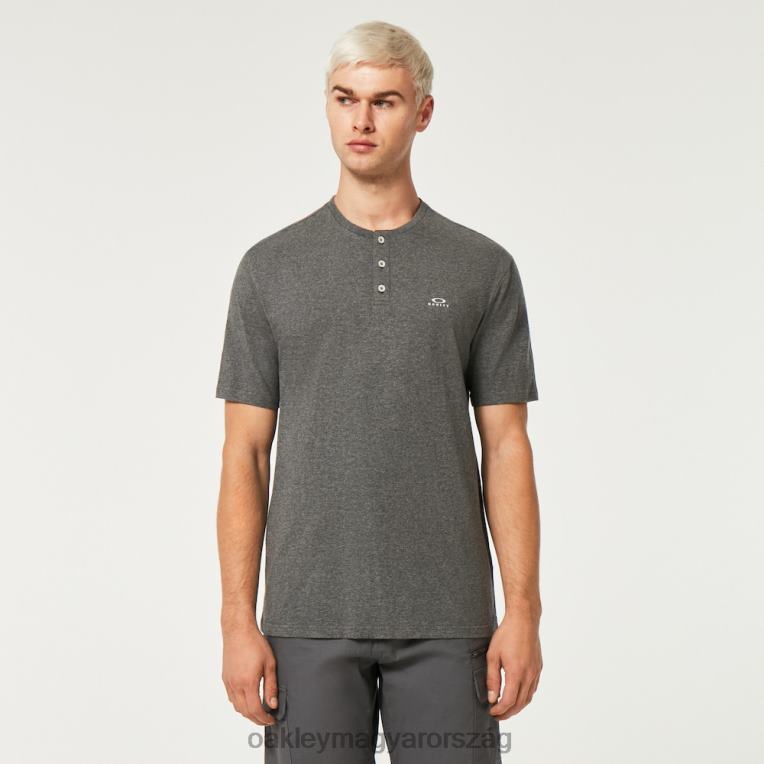 Oakley relax Henley póló 6PVBJ2203 ruhák új sportos szürke