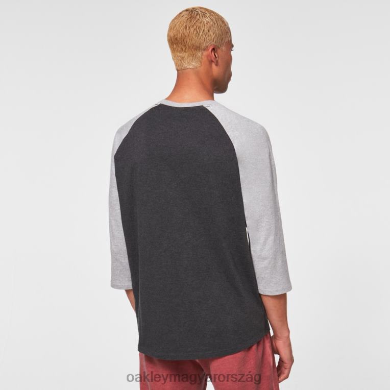 Oakley relax raglan 3/4 póló 6PVBJ2470 ruhák dupla szürke hanga