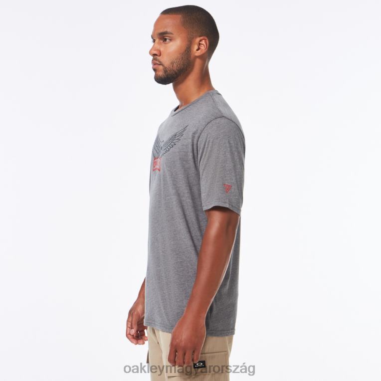 Oakley si eagle tab tee 6PVBJ2483 ruhák sportos hangaszürke