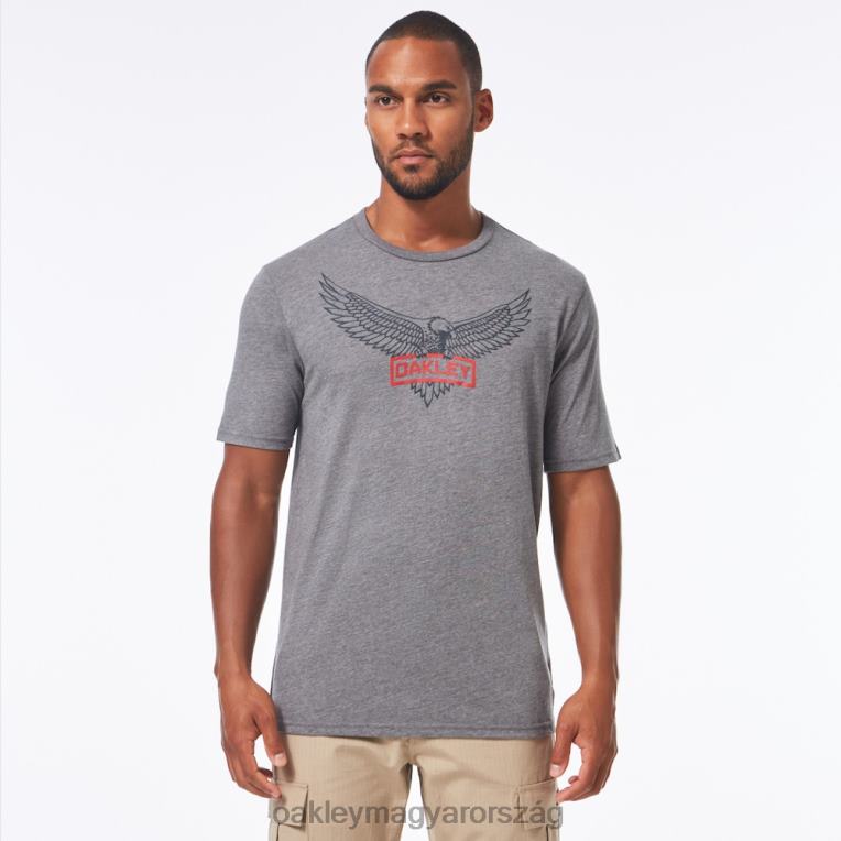 Oakley si eagle tab tee 6PVBJ2483 ruhák sportos hangaszürke