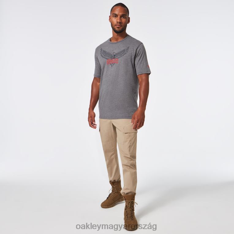 Oakley si eagle tab tee 6PVBJ2483 ruhák sportos hangaszürke
