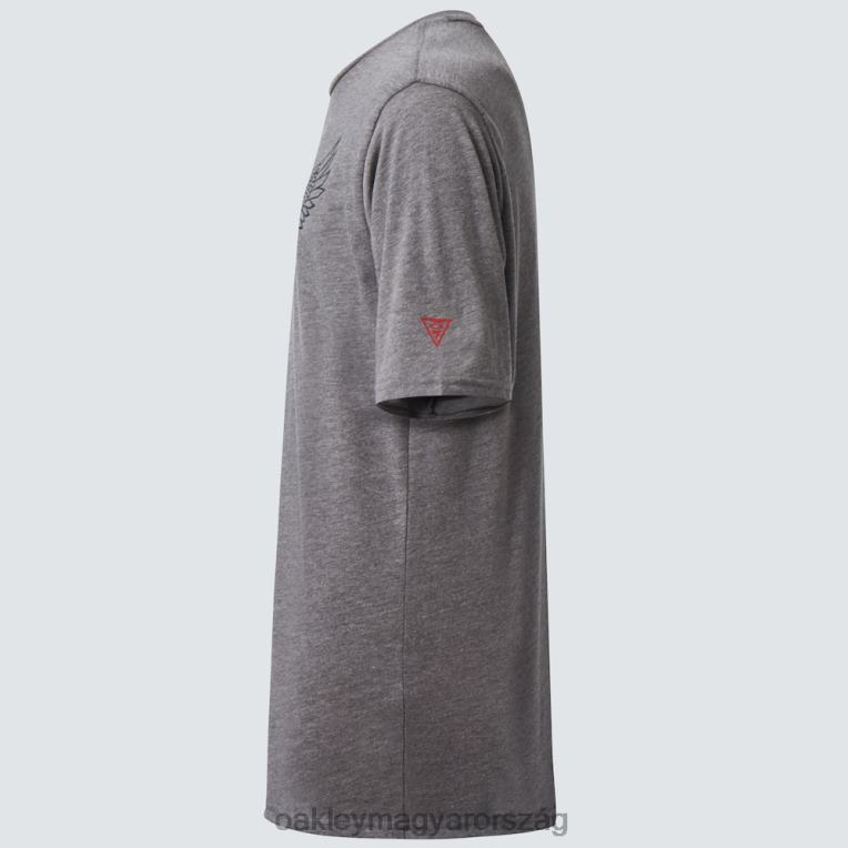 Oakley si eagle tab tee 6PVBJ2483 ruhák sportos hangaszürke