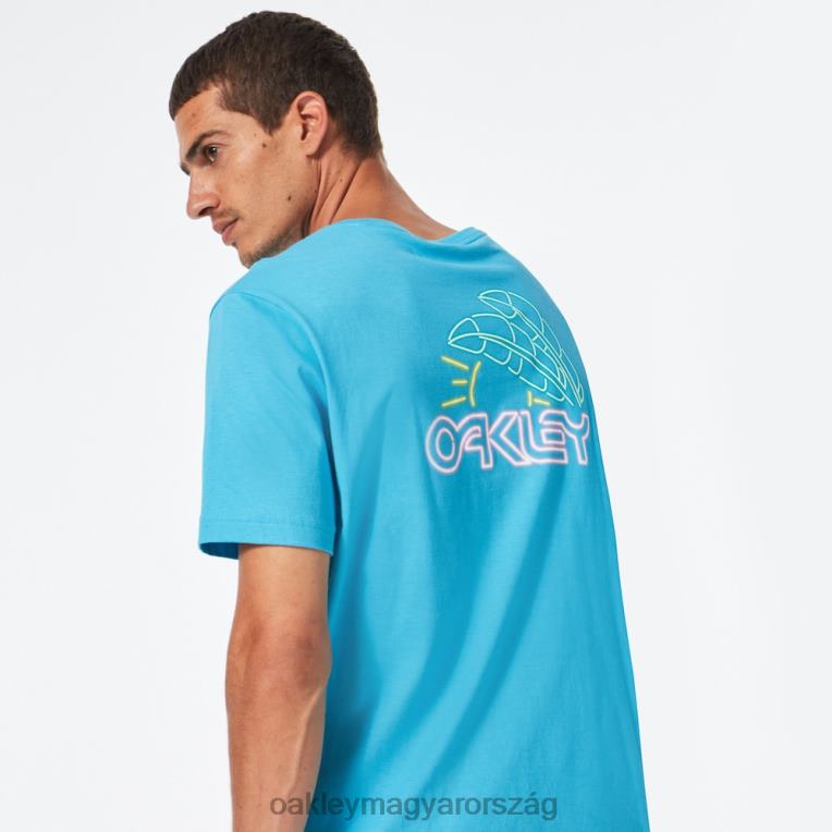 Oakley sunrise b1b póló 6PVBJ2526 ruhák élénk kék