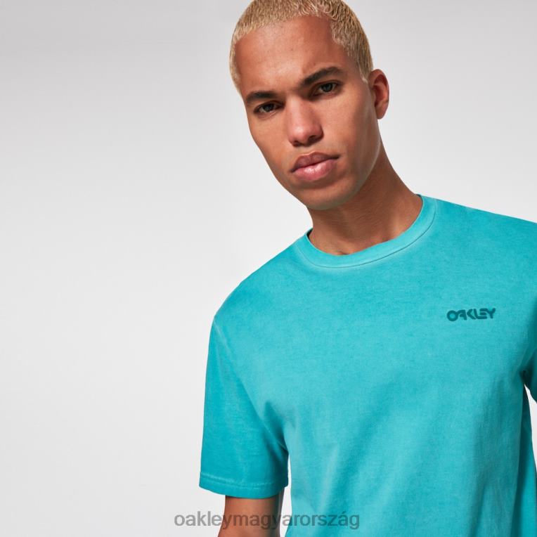 Oakley túlfestett b1b logós póló 6PVBJ2479 ruhák zöld tó