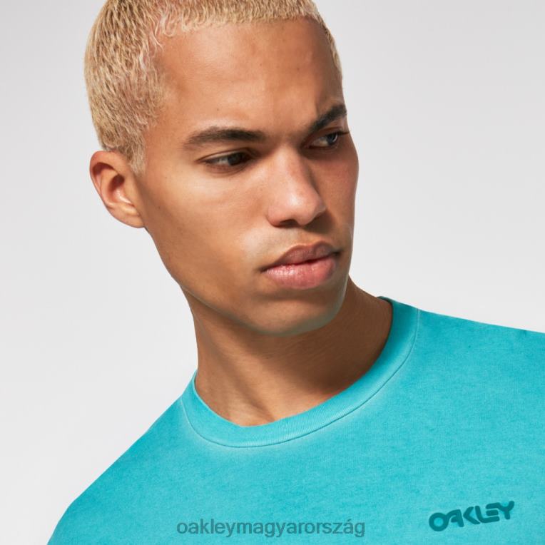Oakley túlfestett b1b logós póló 6PVBJ2479 ruhák zöld tó