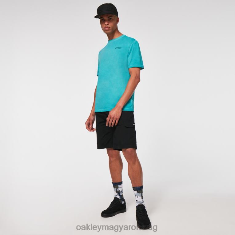 Oakley túlfestett b1b logós póló 6PVBJ2479 ruhák zöld tó