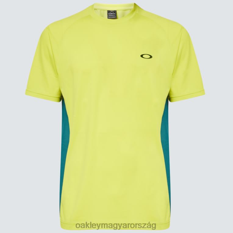 Oakley teljesítmény ss póló 6PVBJ2495 ruhák sárga fluo
