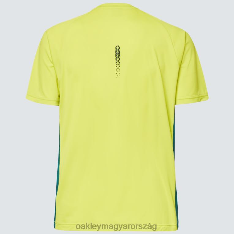 Oakley teljesítmény ss póló 6PVBJ2495 ruhák sárga fluo