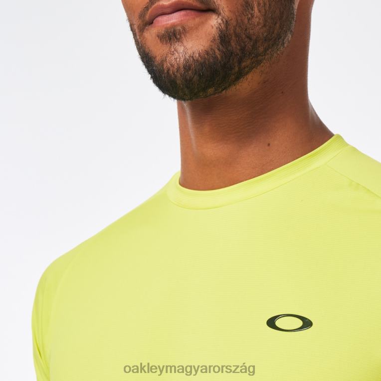 Oakley teljesítmény ss póló 6PVBJ2495 ruhák sárga fluo