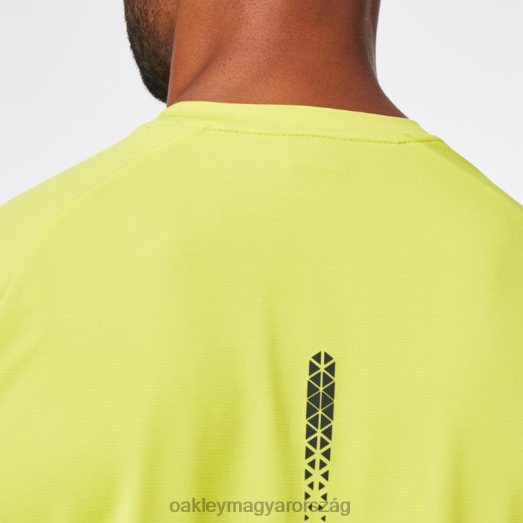 Oakley teljesítmény ss póló 6PVBJ2495 ruhák sárga fluo